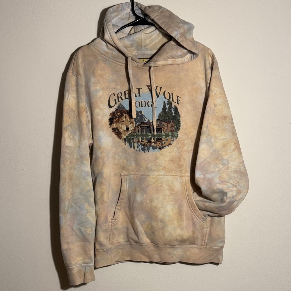 Tie-dye Pink Great Wolf Lodge Hoodie